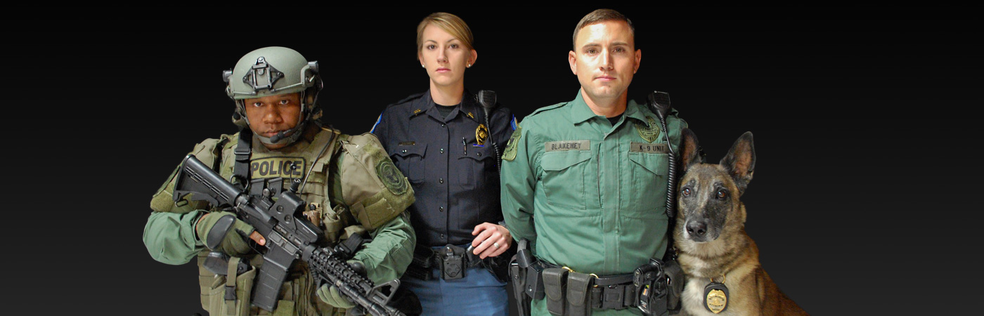 Officers from different units